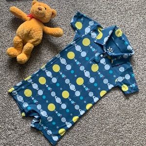 Kickee Pants collared one piece! 🪐